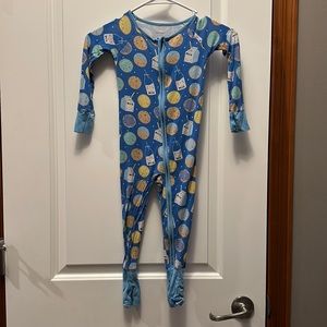 Little sleepies milk and cookies zippies